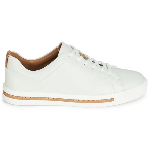 Chaussures Femme Baskets basses Clarks UN MAUI LACE Blanc 2 Chaussures Femme Baskets basses Clarks UN MAUI LACE Blanc – Image 2