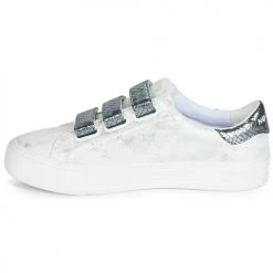 Chaussures Femme Baskets basses No Name ARCADE Blanc / gris -Baskets mode Soldes 12849045 500 D
