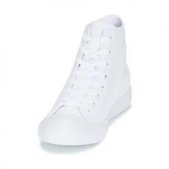 Chaussures Baskets montantes Converse CHUCK TAYLOR ALL STAR LEATHER HI Blanc -Baskets mode Soldes 130168 500 C