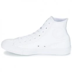 Chaussures Baskets montantes Converse CHUCK TAYLOR ALL STAR LEATHER HI Blanc -Baskets mode Soldes 130168 500 D