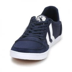 Chaussures Baskets basses hummel SLIMMER STADIL LOW Marine -Baskets mode Soldes 149584 500 C