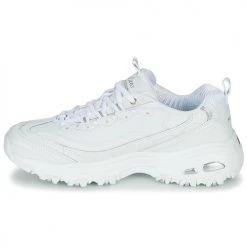Chaussures Femme Baskets basses Skechers D'LITES Blanc -Baskets mode Soldes 15129488 500 D