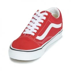 Chaussures Baskets basses Vans OLD SKOOL Rouge -Baskets mode Soldes 15487620 500 C