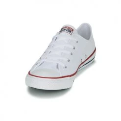 Chaussures Femme Baskets basses Converse CHUCK TAYLOR ALL STAR DAINTY CANVAS OX Blanc -Baskets mode Soldes 15514165 500 C