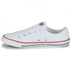 Chaussures Femme Baskets basses Converse CHUCK TAYLOR ALL STAR DAINTY CANVAS OX Blanc -Baskets mode Soldes 15514165 500 D