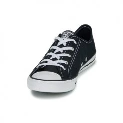 Chaussures Femme Baskets basses Converse CHUCK TAYLOR ALL STAR DAINTY CANVAS OX Noir -Baskets mode Soldes 15514166 500 C