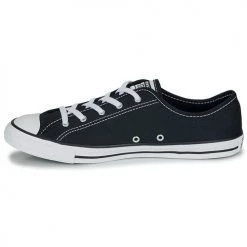 Chaussures Femme Baskets basses Converse CHUCK TAYLOR ALL STAR DAINTY CANVAS OX Noir -Baskets mode Soldes 15514166 500 D
