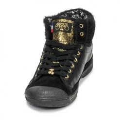 Chaussures Femme Baskets montantes Le Temps des Cerises BASIC 03 Noir -Baskets mode Soldes 15522711 500 C