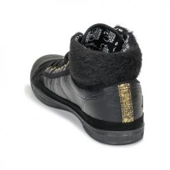 Chaussures Femme Baskets montantes Le Temps des Cerises BASIC 03 Noir -Baskets mode Soldes 15522711 500 E