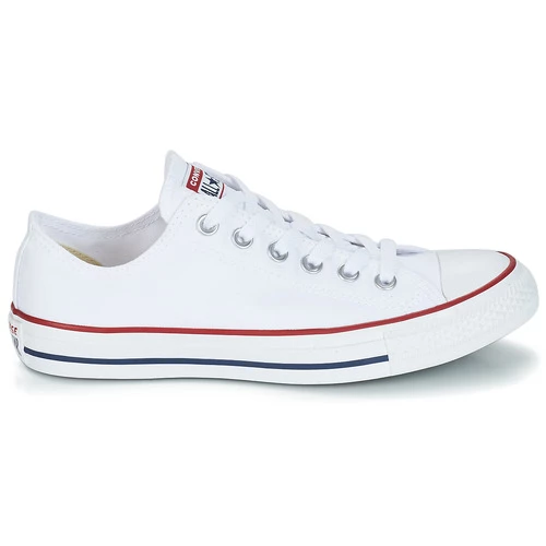Chaussures Baskets basses Converse CHUCK TAYLOR ALL STAR CORE OX Blanc Optical 2 Chaussures Baskets basses Converse CHUCK TAYLOR ALL STAR CORE OX Blanc Optical – Image 2