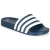 Chaussures Baskets basses adidas Originals ADILETTE Bleu / blanc