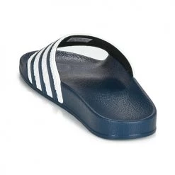 Chaussures Baskets basses adidas Originals ADILETTE Bleu / blanc -Baskets mode Soldes 15652204 500 E