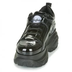 Chaussures Femme Baskets basses Buffalo 1339 Noir vernis -Baskets mode Soldes 15778314 500 C