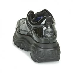 Chaussures Femme Baskets basses Buffalo 1339 Noir vernis -Baskets mode Soldes 15778314 500 E