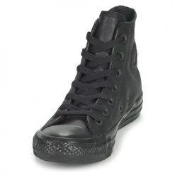 Chaussures Baskets montantes Converse CHUCK TAYLOR ALL STAR LEATHER HI Noir -Baskets mode Soldes 161189 500 C