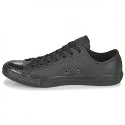 Chaussures Baskets basses Converse CHUCK TAYLOR ALL STAR LEATHER OX Noir -Baskets mode Soldes 161207 500 D