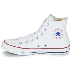 Chaussures Baskets montantes Converse CHUCK TAYLOR ALL STAR LEATHER HI Blanc -Baskets mode Soldes 161231 500 D
