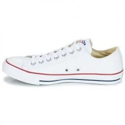 Chaussures Baskets basses Converse CHUCK TAYLOR ALL STAR LEATHER OX Blanc -Baskets mode Soldes 161266 500 D