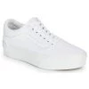 Chaussures Femme Baskets basses Vans OLD SKOOL PLATFORM Blanc