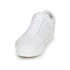 Chaussures Femme Baskets basses Vans OLD SKOOL PLATFORM Blanc -Baskets mode Soldes 16270941 500 C