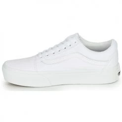 Chaussures Femme Baskets basses Vans OLD SKOOL PLATFORM Blanc -Baskets mode Soldes 16270941 500 D