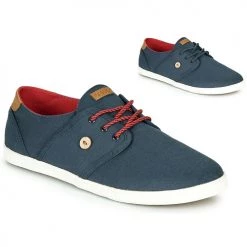 Chaussures Baskets basses Faguo CYPRESS Bleu / Marron / Rouge