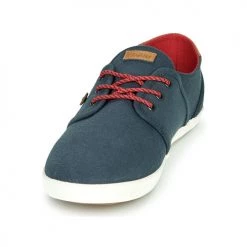 Chaussures Baskets basses Faguo CYPRESS Bleu / Marron / Rouge -Baskets mode Soldes 16380412 500 C