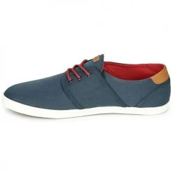 Chaussures Baskets basses Faguo CYPRESS Bleu / Marron / Rouge -Baskets mode Soldes 16380412 500 D