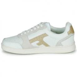 Chaussures Femme Baskets basses Faguo HAZEL Blanc / Doré -Baskets mode Soldes 16380430 500 D