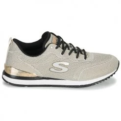 Chaussures Femme Baskets basses Skechers SUNLITE MAGIC DUST Gris / Doré -Baskets mode Soldes 16397881 500 B