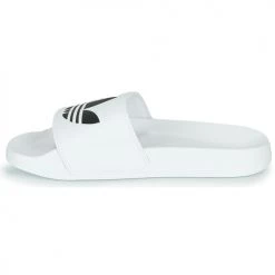 Chaussures Baskets basses adidas Originals ADILETTE LITE Blanc -Baskets mode Soldes 16626312 500 D