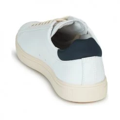 Chaussures Baskets basses Clae BRADLEY Blanc / Bleu -Baskets mode Soldes 17166156 500 E