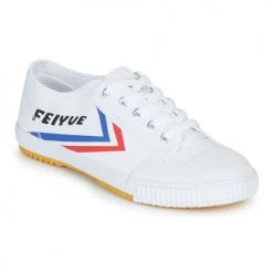 Chaussures Baskets basses Feiyue FE LO 1920 Blanc / Bleu / Rouge