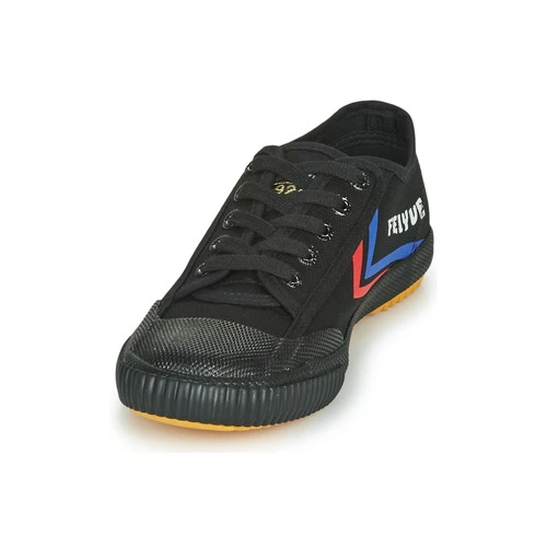 Chaussures Baskets basses Feiyue FE LO 1920 Noir / Bleu / Rouge 3 Chaussures Baskets basses Feiyue FE LO 1920 Noir / Bleu / Rouge – Image 3