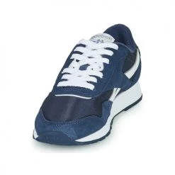Chaussures Baskets basses Reebok Classic CL NYLON Marine / blanc -Baskets mode Soldes 17677912 500 C