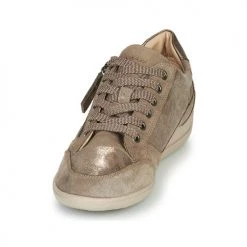 Chaussures Femme Baskets basses Geox MYRIA Bronze -Baskets mode Soldes 17682590 500 C