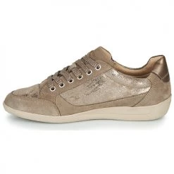 Chaussures Femme Baskets basses Geox MYRIA Bronze -Baskets mode Soldes 17682590 500 D