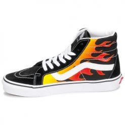 Chaussures Baskets montantes Vans SK8-HI REISSUE Noir / Flame -Baskets mode Soldes 17687512 500 D
