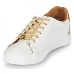 Chaussures Femme Baskets basses Le Temps des Cerises VIC Blanc / Doré 7 Chaussures Femme Baskets basses Le Temps des Cerises VIC Blanc / Doré -Baskets mode Soldes 17687666 500 C