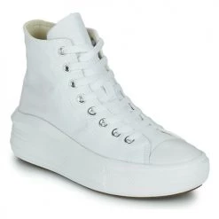 Chaussures Femme Baskets montantes Converse CHUCK TAYLOR ALL STAR MOVE CANVAS HI Blanc