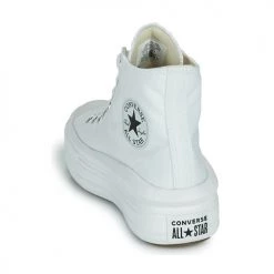 Chaussures Femme Baskets montantes Converse CHUCK TAYLOR ALL STAR MOVE CANVAS HI Blanc -Baskets mode Soldes 17794602 500 E