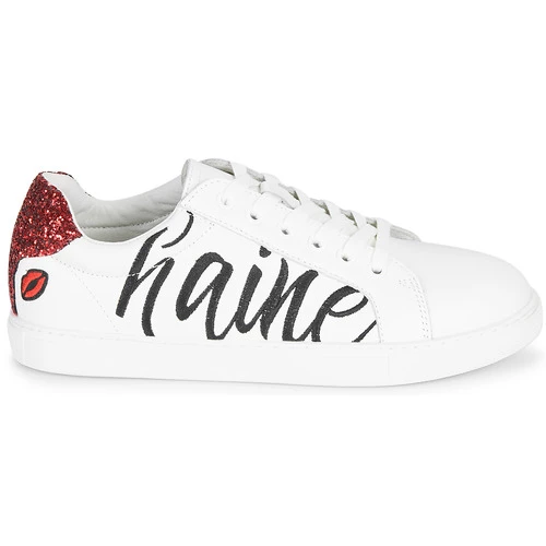 Chaussures Femme Baskets basses Bons baisers de Paname SIMONE AMOUR/HAINE Blanc 2 Chaussures Femme Baskets basses Bons baisers de Paname SIMONE AMOUR/HAINE Blanc – Image 2