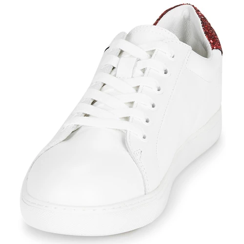 Chaussures Femme Baskets basses Bons baisers de Paname SIMONE AMOUR/HAINE Blanc 3 Chaussures Femme Baskets basses Bons baisers de Paname SIMONE AMOUR/HAINE Blanc – Image 3