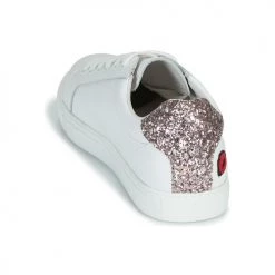 Chaussures Femme Baskets basses Bons baisers de Paname SIMONE BISOUS Blanc -Baskets mode Soldes 17837740 500 E