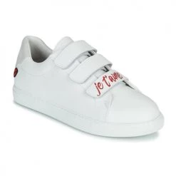 Chaussures Femme Baskets basses Bons baisers de Paname EDITH JE T'AIME Blanc
