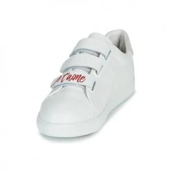 Chaussures Femme Baskets basses Bons baisers de Paname EDITH JE T'AIME Blanc -Baskets mode Soldes 17837745 500 C