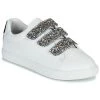 Chaussures Femme Baskets basses Bons baisers de Paname EDITH GLITTER TONGUE Blanc