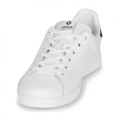 Chaussures Femme Baskets basses Victoria TENIS PIEL Blanc / Bordeaux -Baskets mode Soldes 17865362 500 C