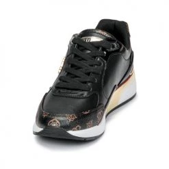 Chaussures Femme Baskets basses Guess MOXEA Noir -Baskets mode Soldes 18592778 500 C