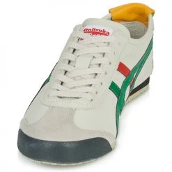 Chaussures Baskets basses Onitsuka Tiger MEXICO 66 Blanc / Vert / Rouge -Baskets mode Soldes 18649635 500 C